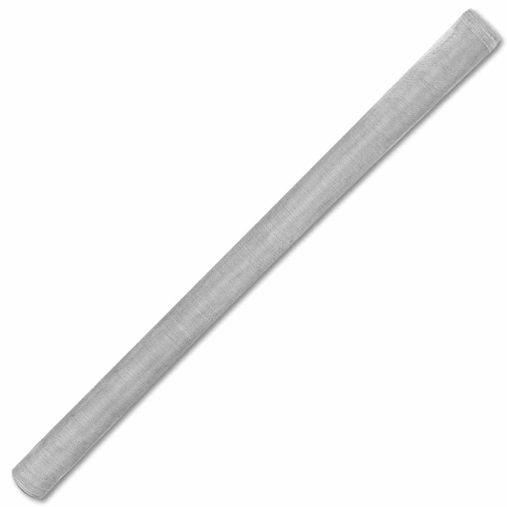 Aluminum Mesh Screen 39.4x196.9 Inches Silver G56439