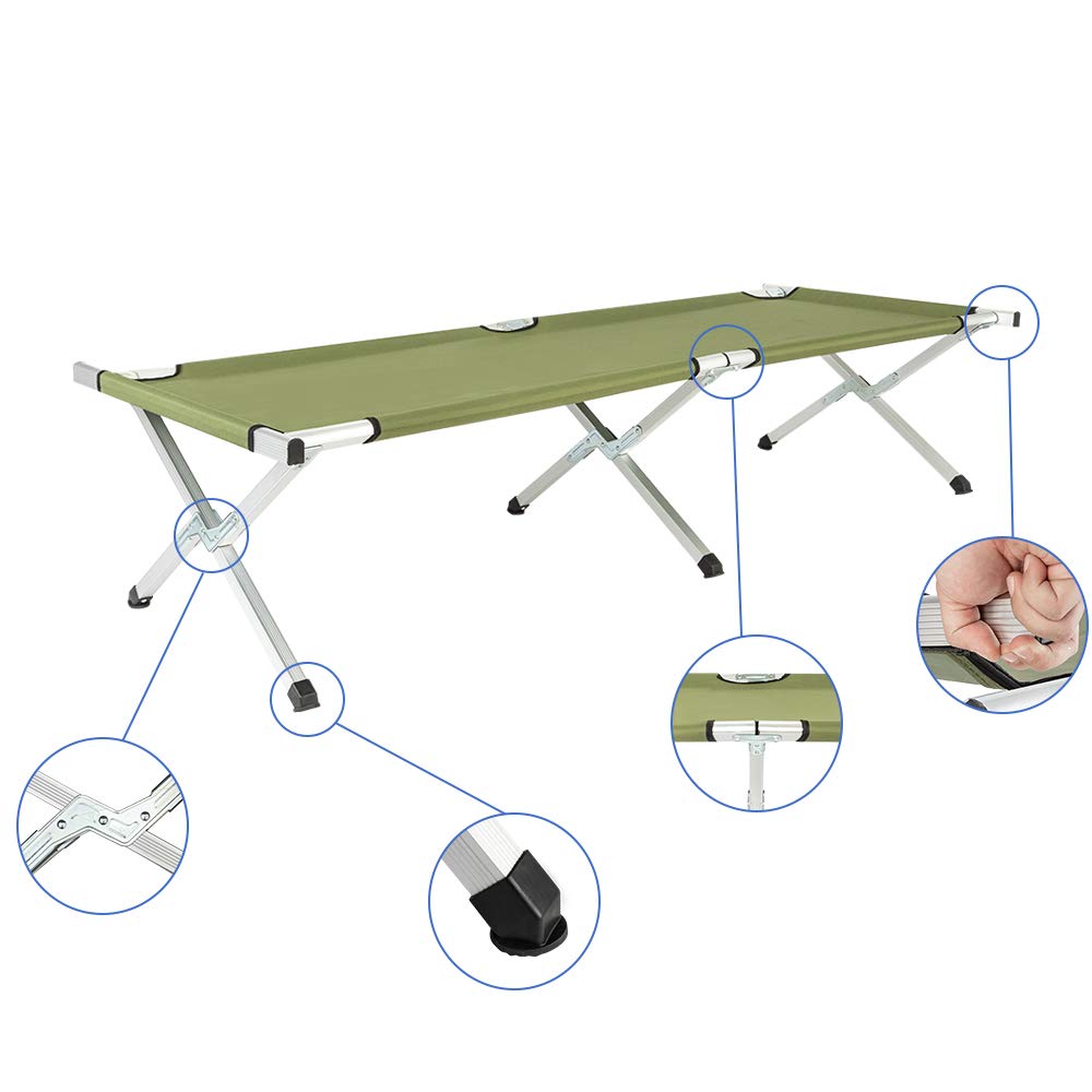 Portable Folding Camping Cot with Carrying Bag S367