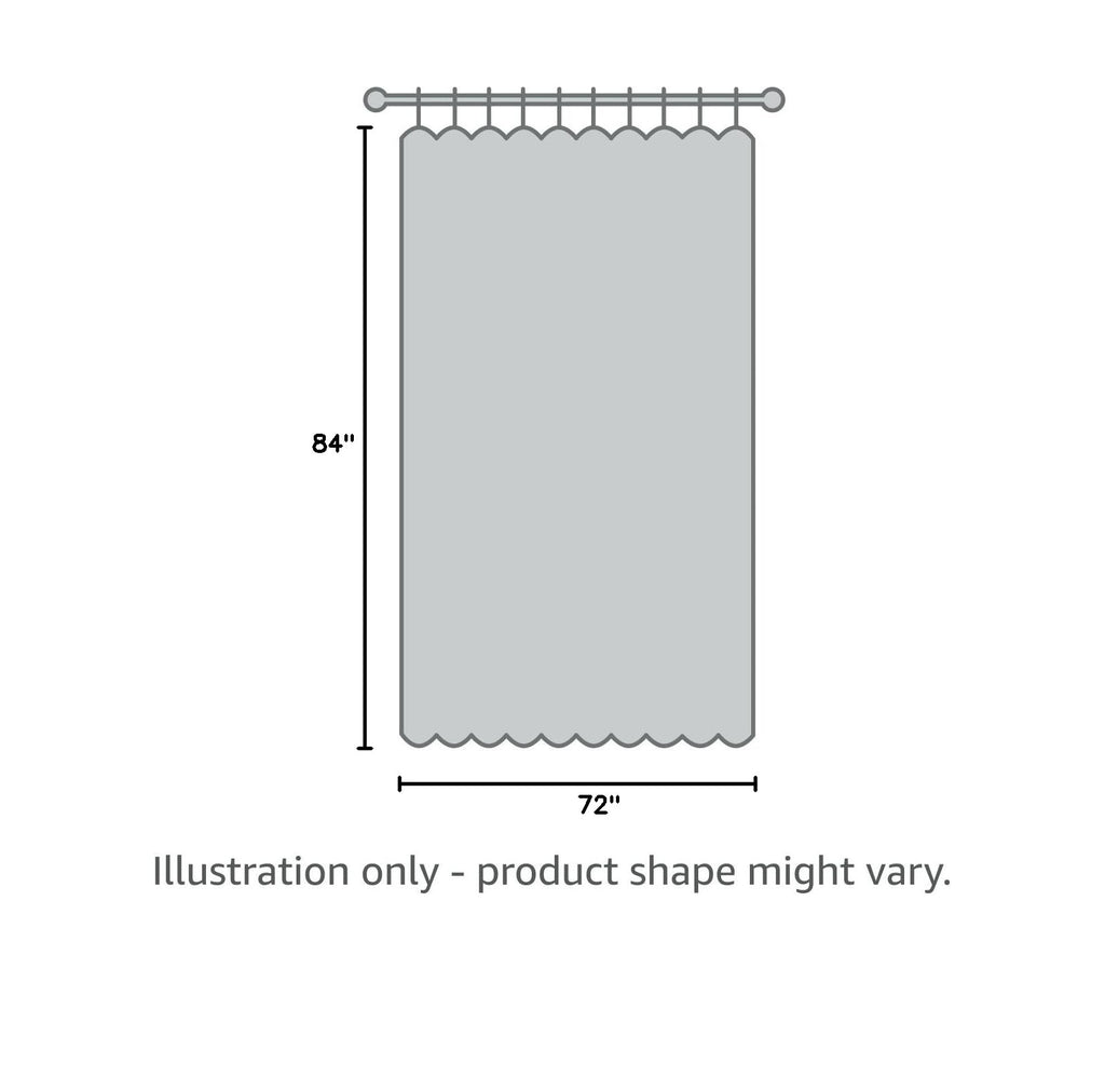 Blackout Curtains 72 Inch Extra Wide 2 Panels D30264