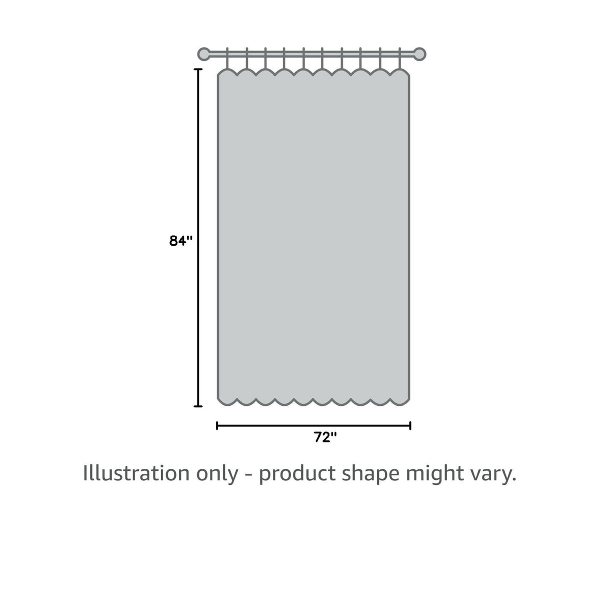 Blackout Curtains 72 Inch Extra Wide 2 Panels D30264