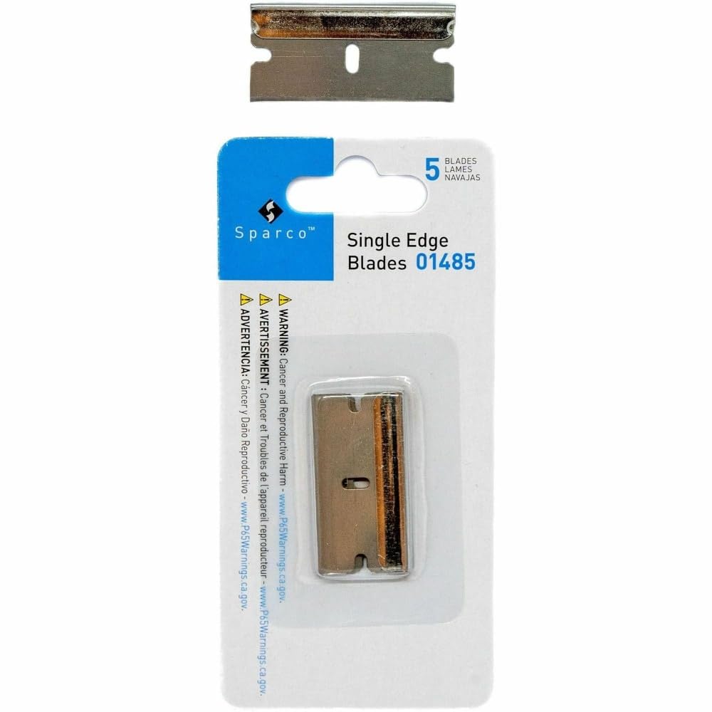 Tap-Action Razor Knife Refill Blades, 5 Pack, Stainless Steel Q8975