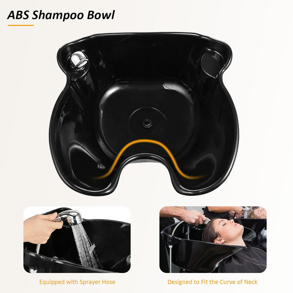 Portable Shampoo Bowl with Electric Pump C898