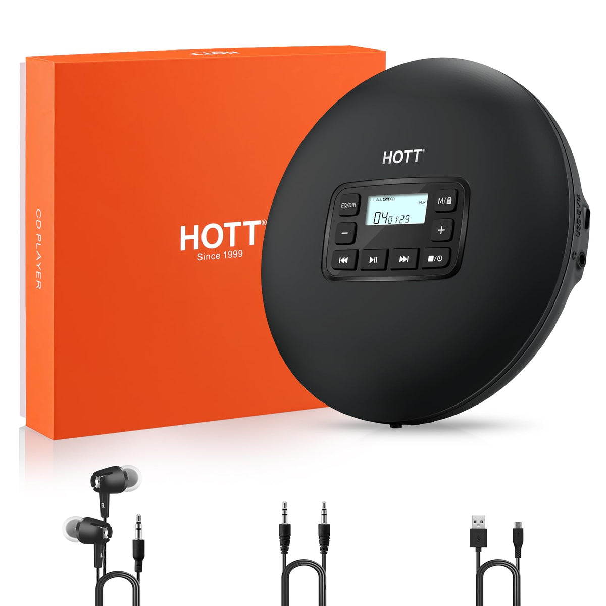 Portable CD Player with Anti-Skip Protection P42972