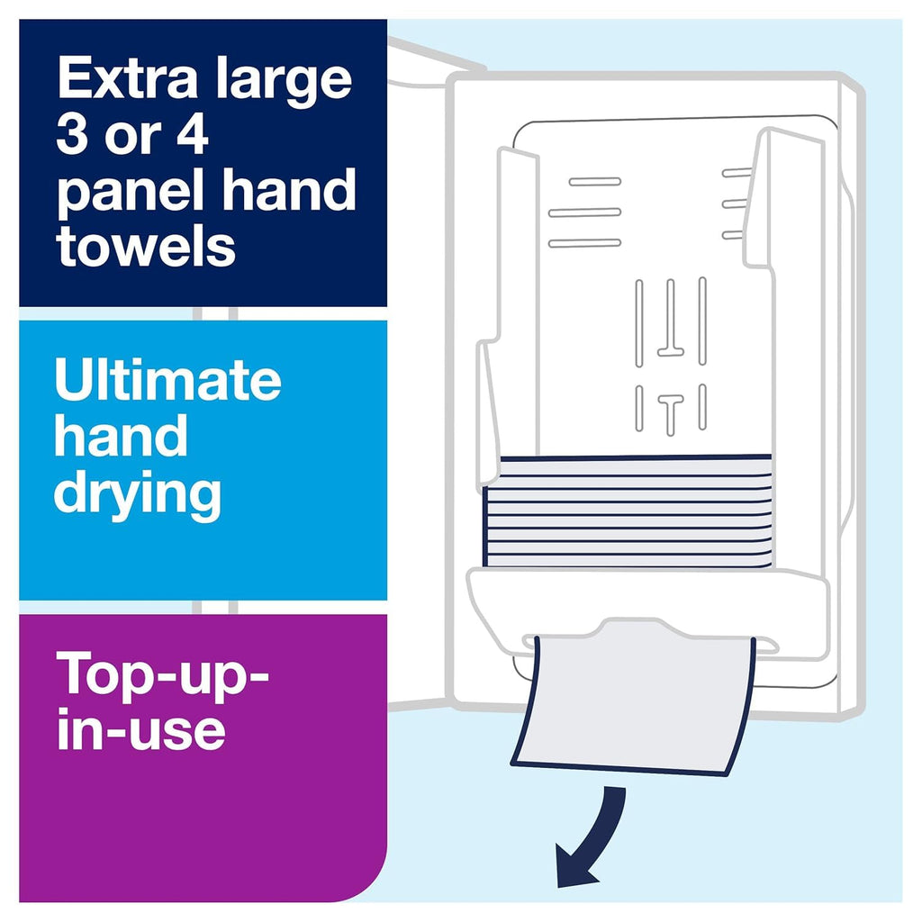 Black Multifold Hand Towel Dispenser with Multifold Hand Towel N8534