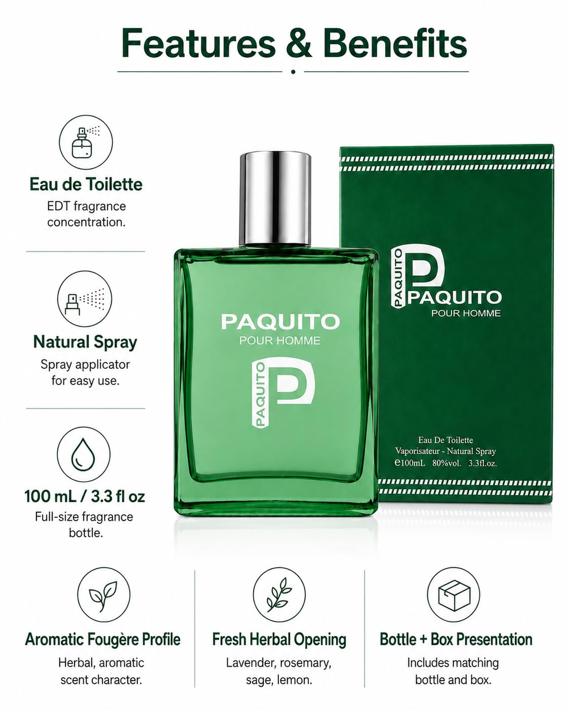 Eau de Toilette Spray 3.3 Fl Oz G492