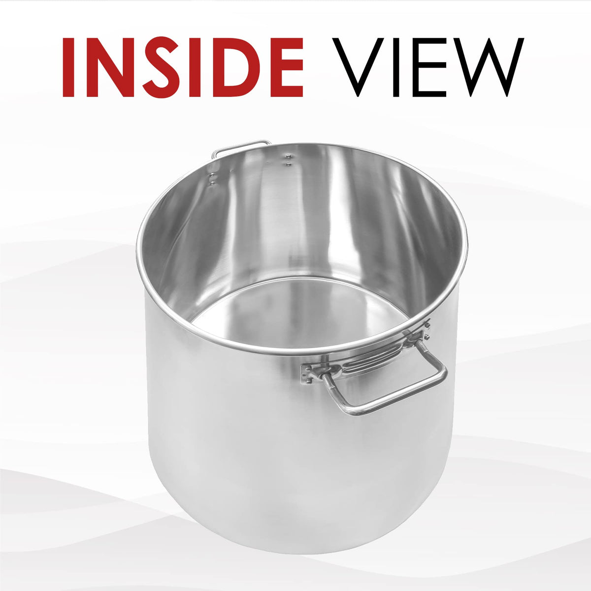40-Quart Stainless Steel Stock Pot D435