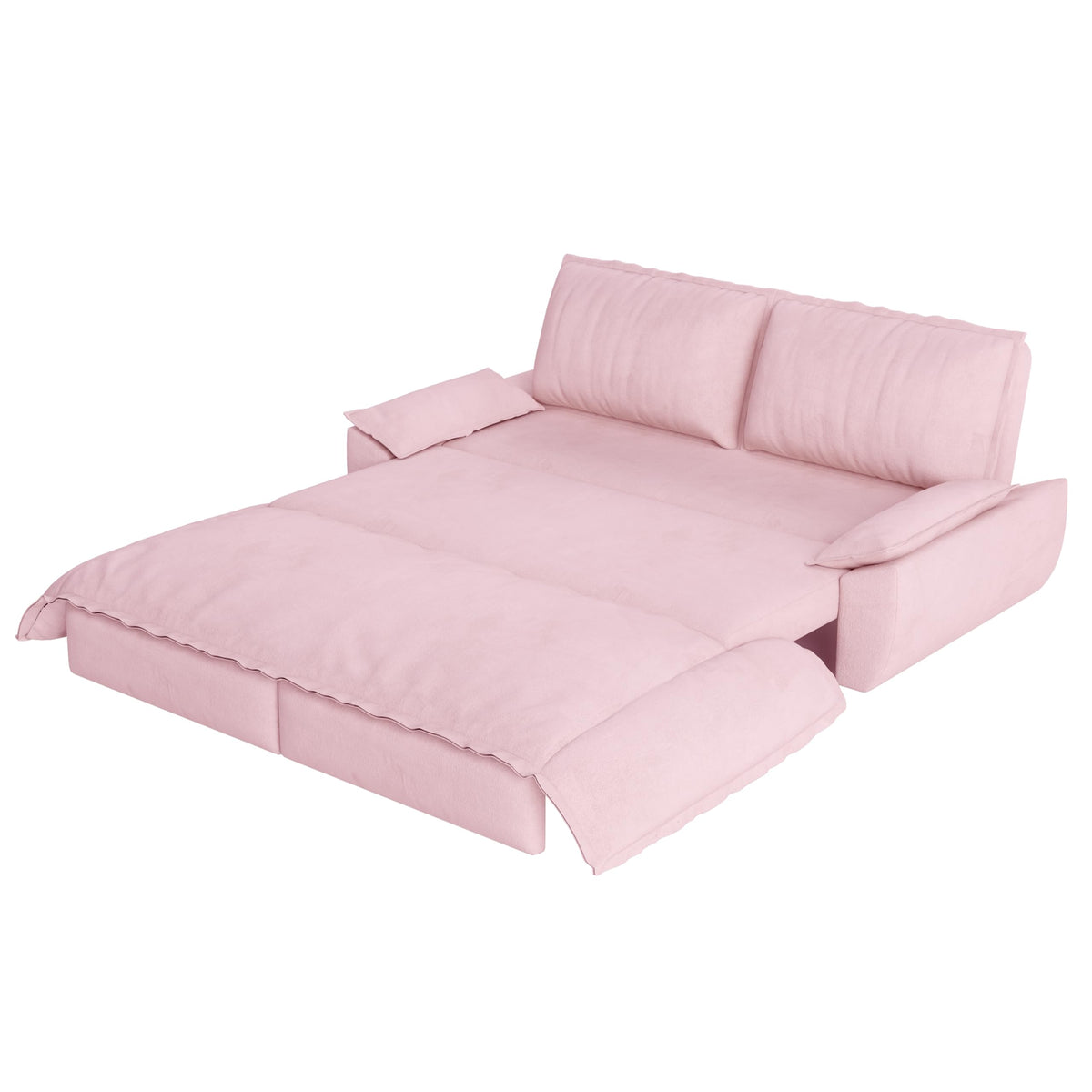 Queen Size Velvet Sleeper Sofa Bed F6523