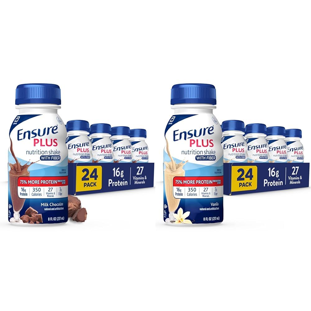 Milk Chocolate & Vanilla Nutrition Shake with Fiber, 16 Grams of Protein, 8 Fl Oz N700