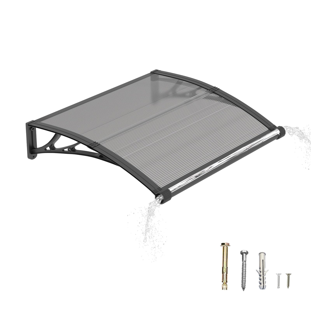 32" x 48" Window Door Awning Canopy with Drainage X95276