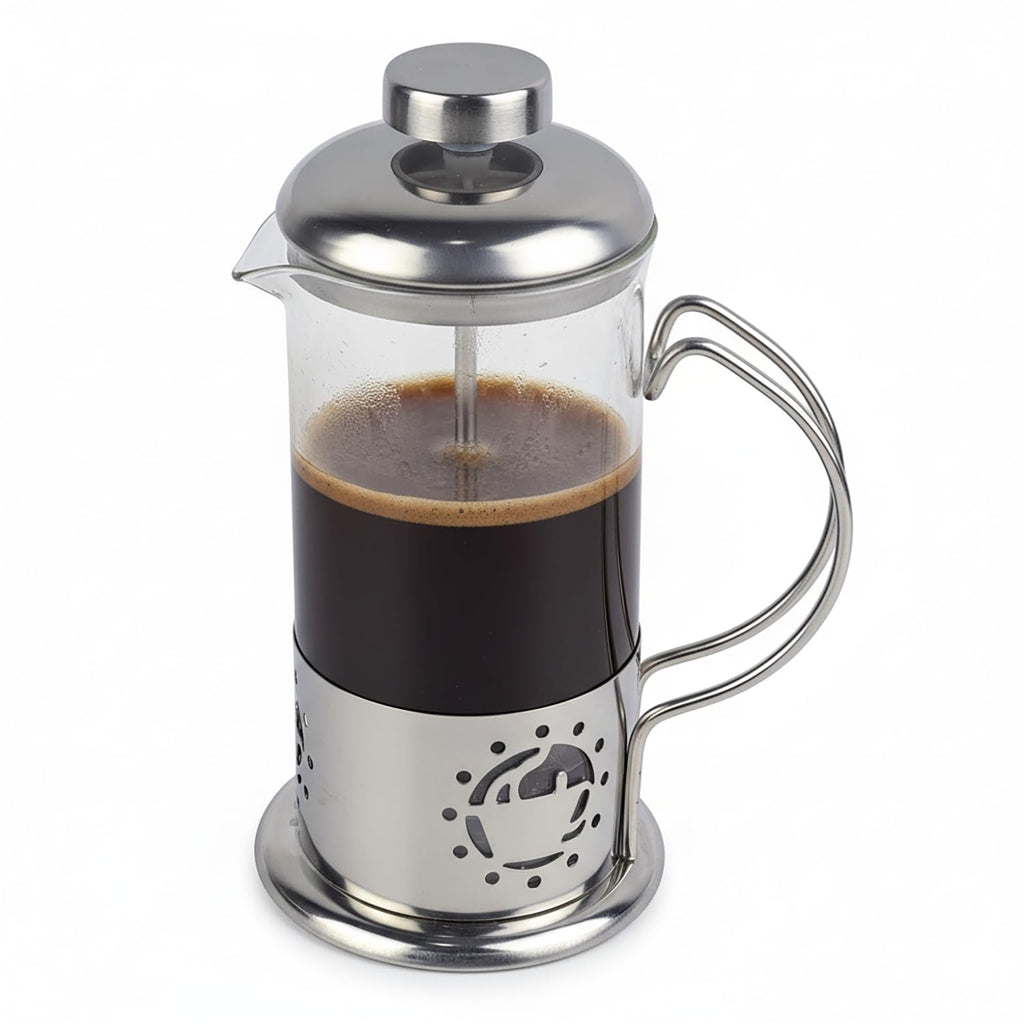 12 oz Glass Stainless French Press Coffee Maker J79203