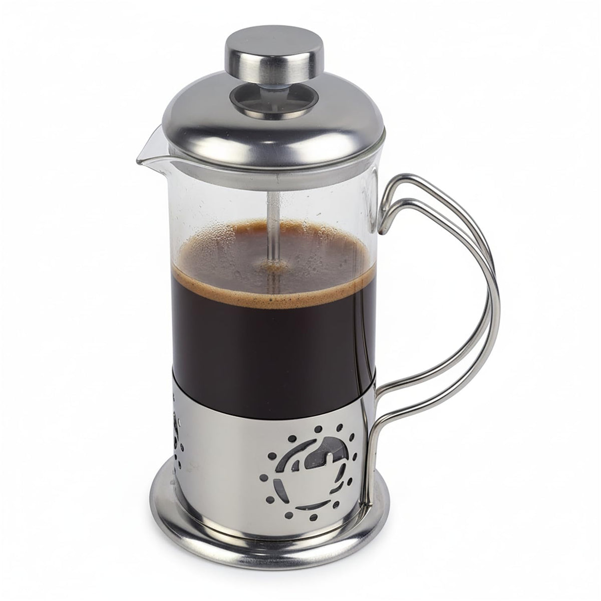 12 oz Glass Stainless French Press Coffee Maker J79203