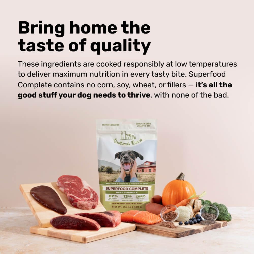 Air-Dried Beef Dog Food 24 oz Z890765
