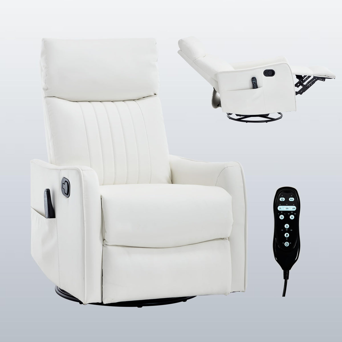 High Back Massage Recliner with Heat Y2354