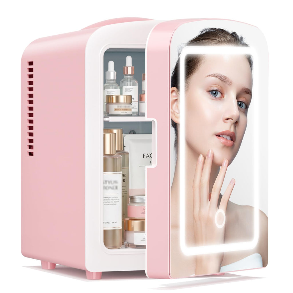 4L Mini Skincare Fridge with LED Mirror R213968