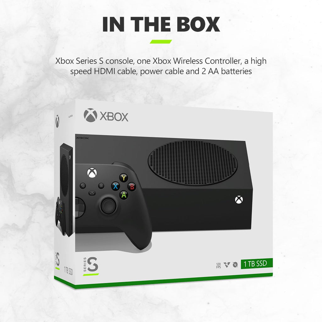 Xbox Series S 1TB SSD Console Carbon Black Wireless Controller Z248