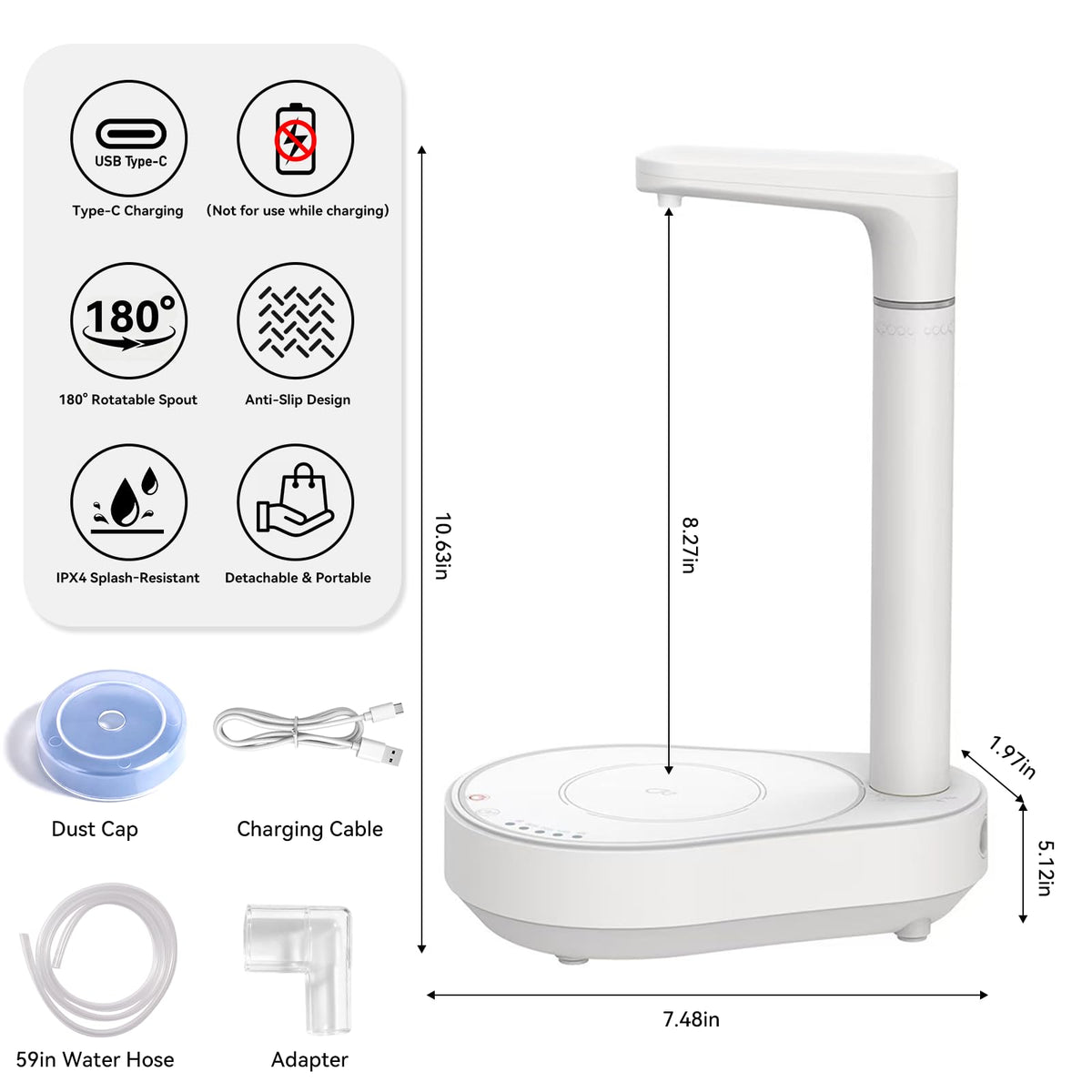 Automatic Countertop Water Dispenser for 5 Gallon Bottle L22909