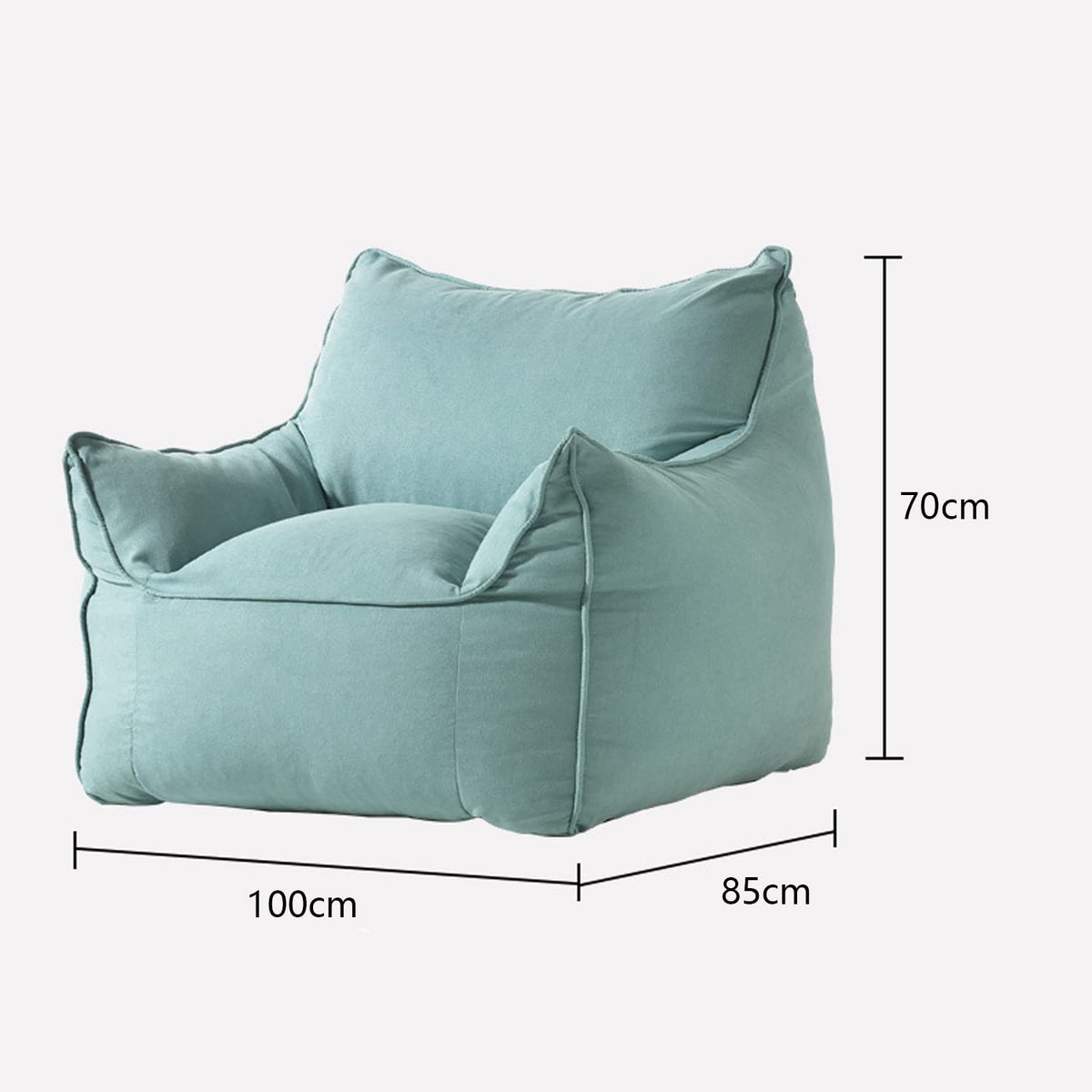 Yellow Bean Bag Chair I88515