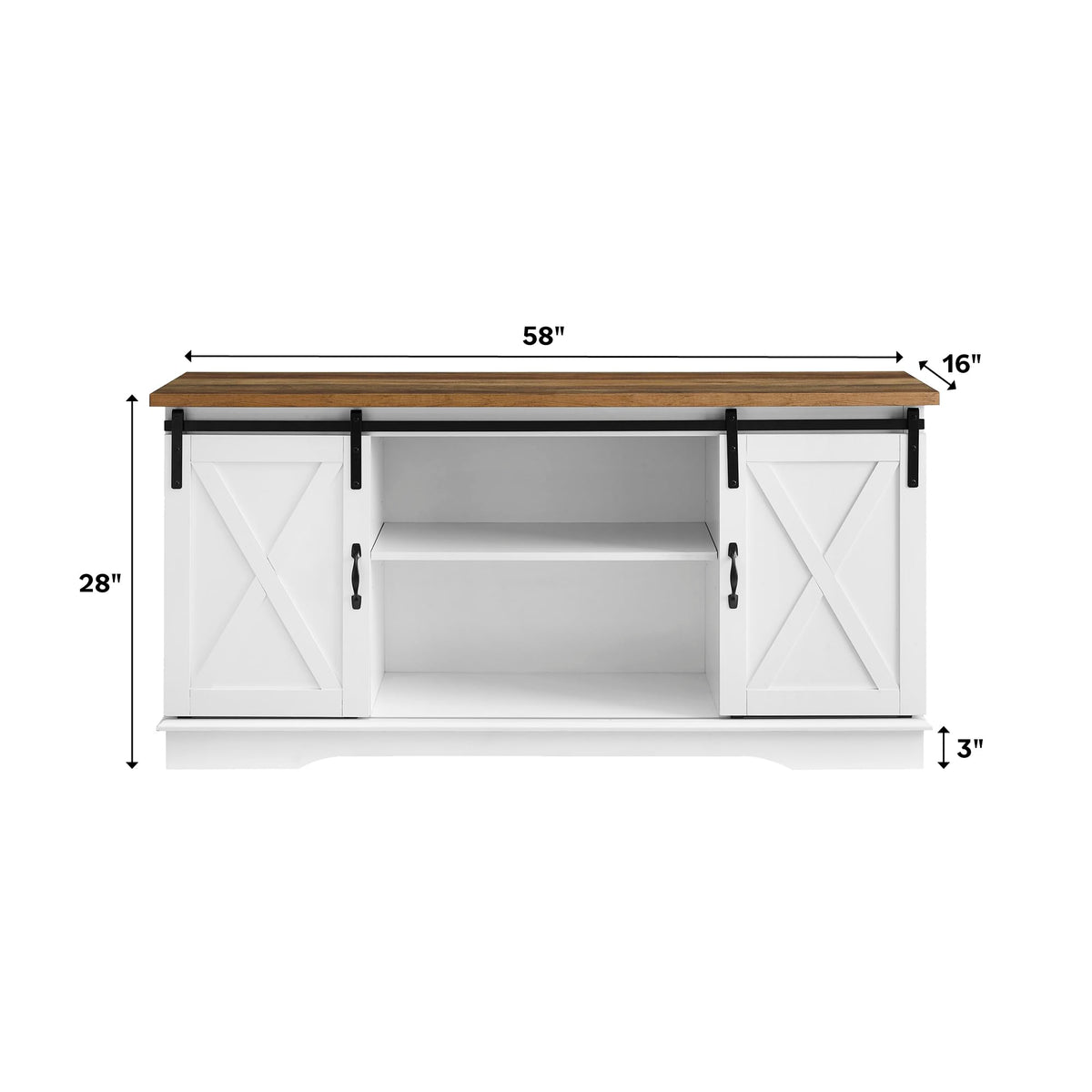 Grey Wash 58 Inch TV Stand C715705