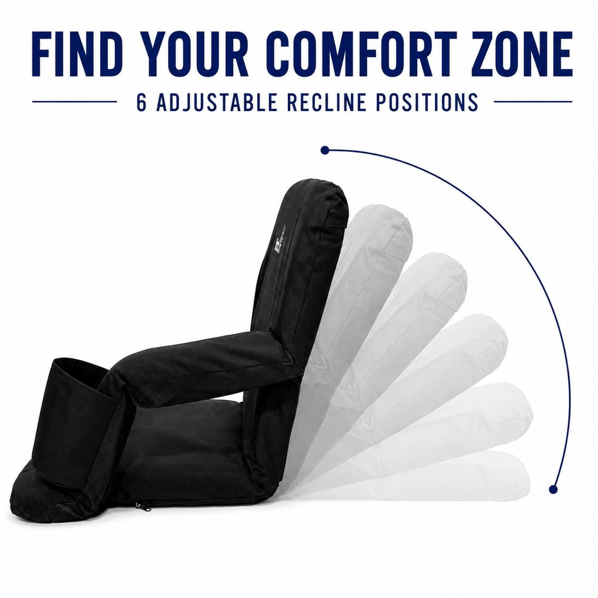 Stadium Seats with Back Support, Armrests, Cup Holders, Padded Cushion S54882
