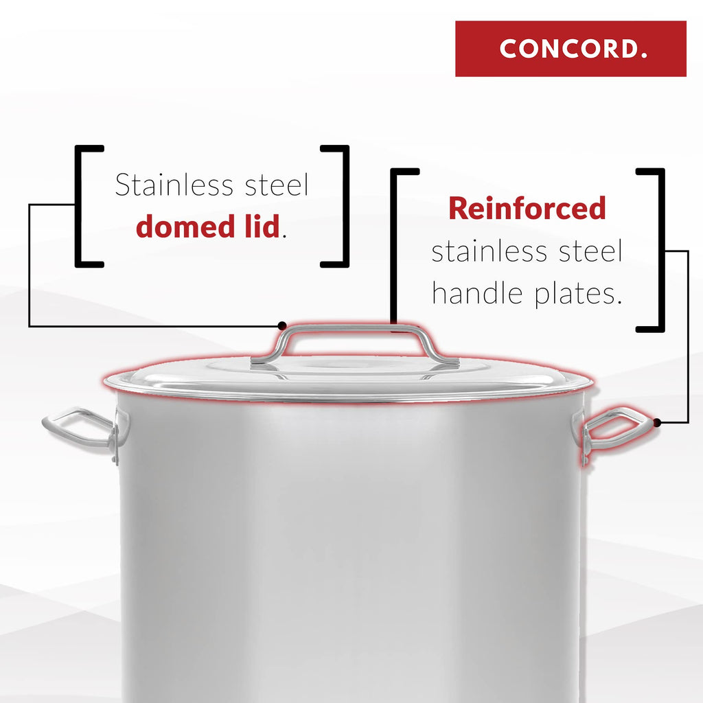 40-Quart Stainless Steel Stock Pot D435