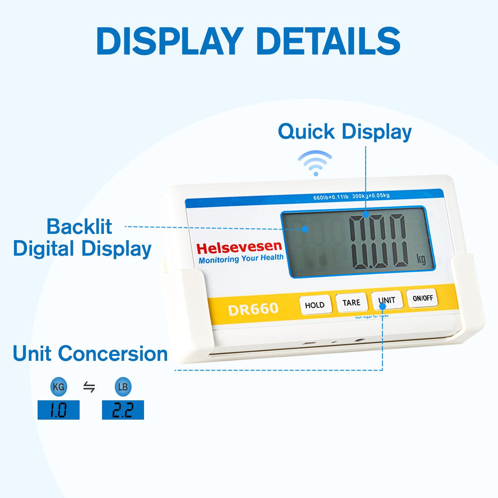 Medical Bariatric Scale 660 lb/300 kg D83860