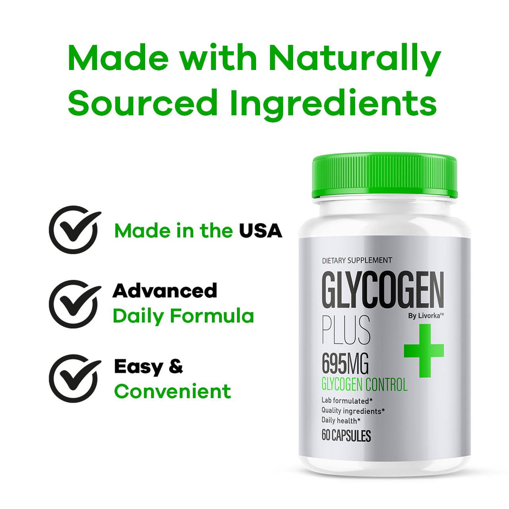 All Natural Glycogen Support Capsules, 180 Capsules D289148