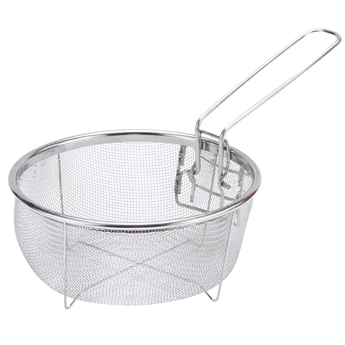 Stainless Steel Deep Fry Basket with Detachable Handle Z303