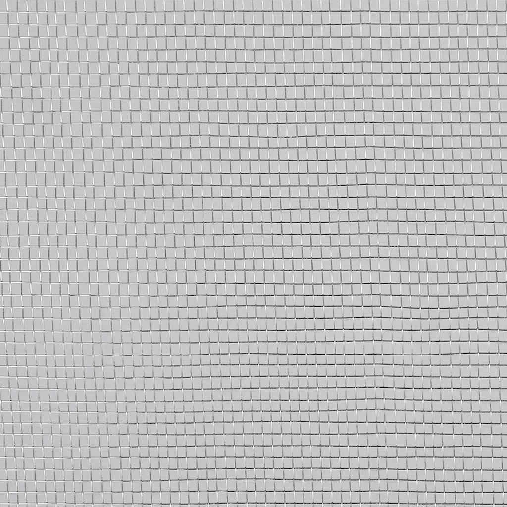Aluminum Mesh Screen 39.4x196.9 Inches Silver G56439
