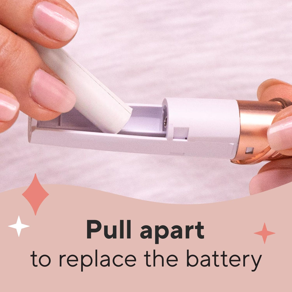 Electric Eyebrow Hair Remover with LED Light O92569