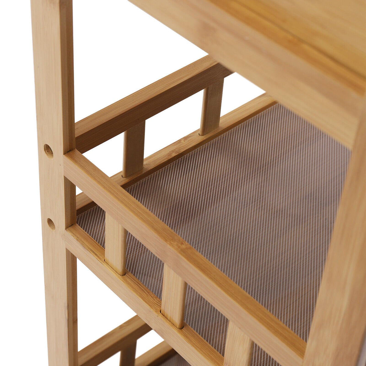 3-Tier Bamboo Kitchen Cart with Drawer D42637