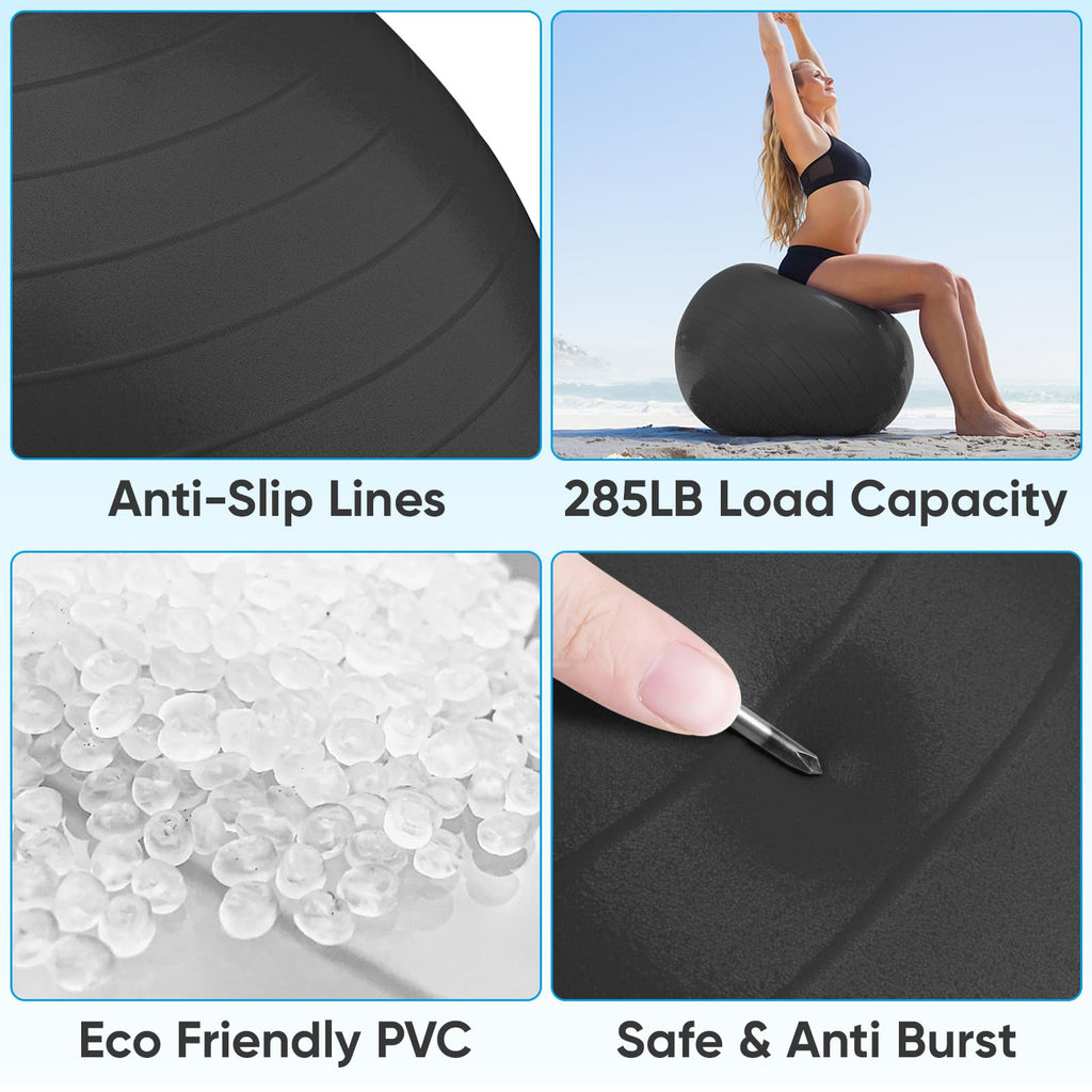 Adjustable Ankle Weights + Yoga Ball P195