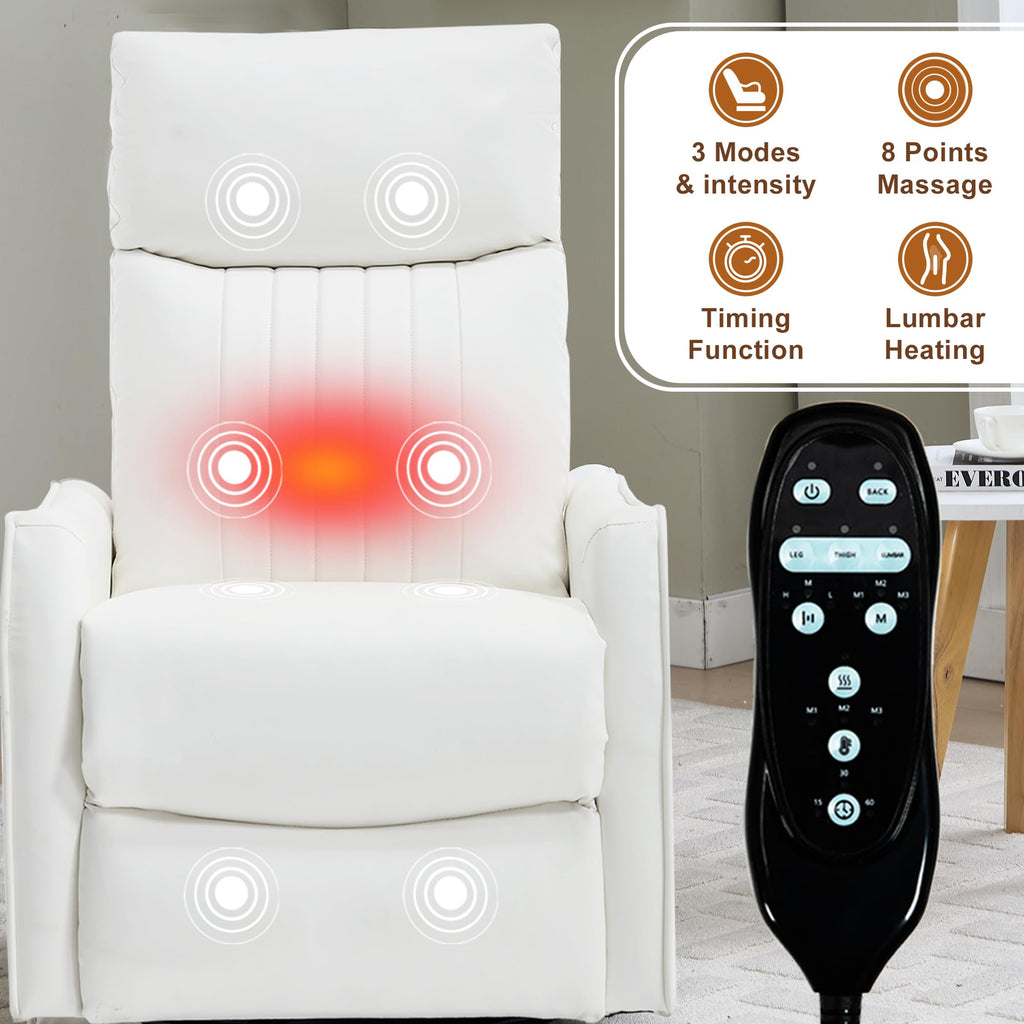 High Back Massage Recliner with Heat Y2354