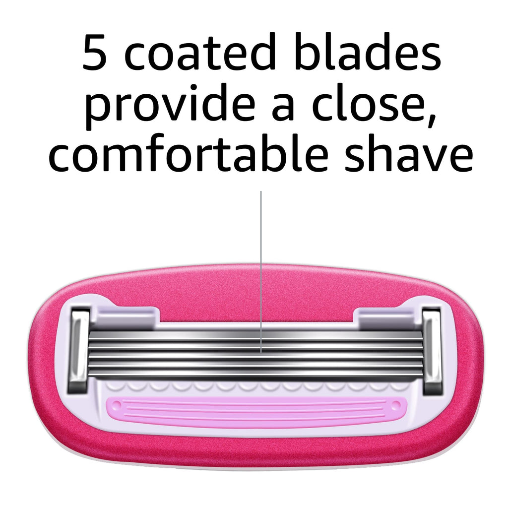 5-Blade Razor with 1 Handle, 12 Cartridges & 1 Shower Holder P4354