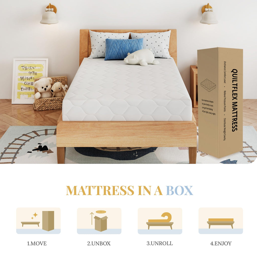 5 Inch Twin Size Memory Foam Mattress K310891