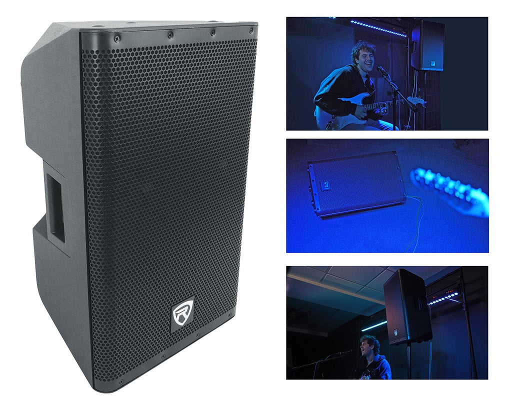 12" Powered DJ PA Speaker with Stand Q34238