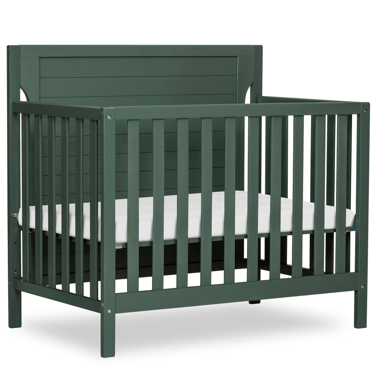 4-in-1 Convertible Mini Baby Crib with Mattress Pad C235