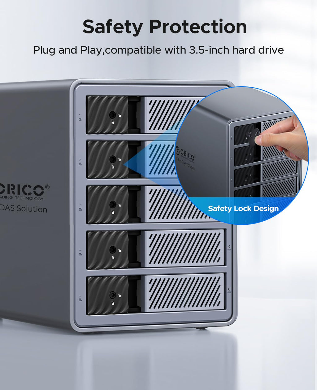 5 Bay HDD Enclosures U40911