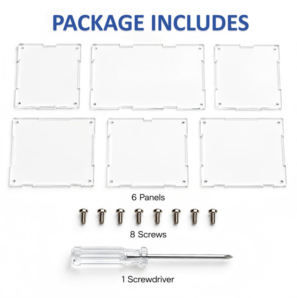 Acrylic Trainer Box Case 5mm Ultra Thick 1 Pack F3164