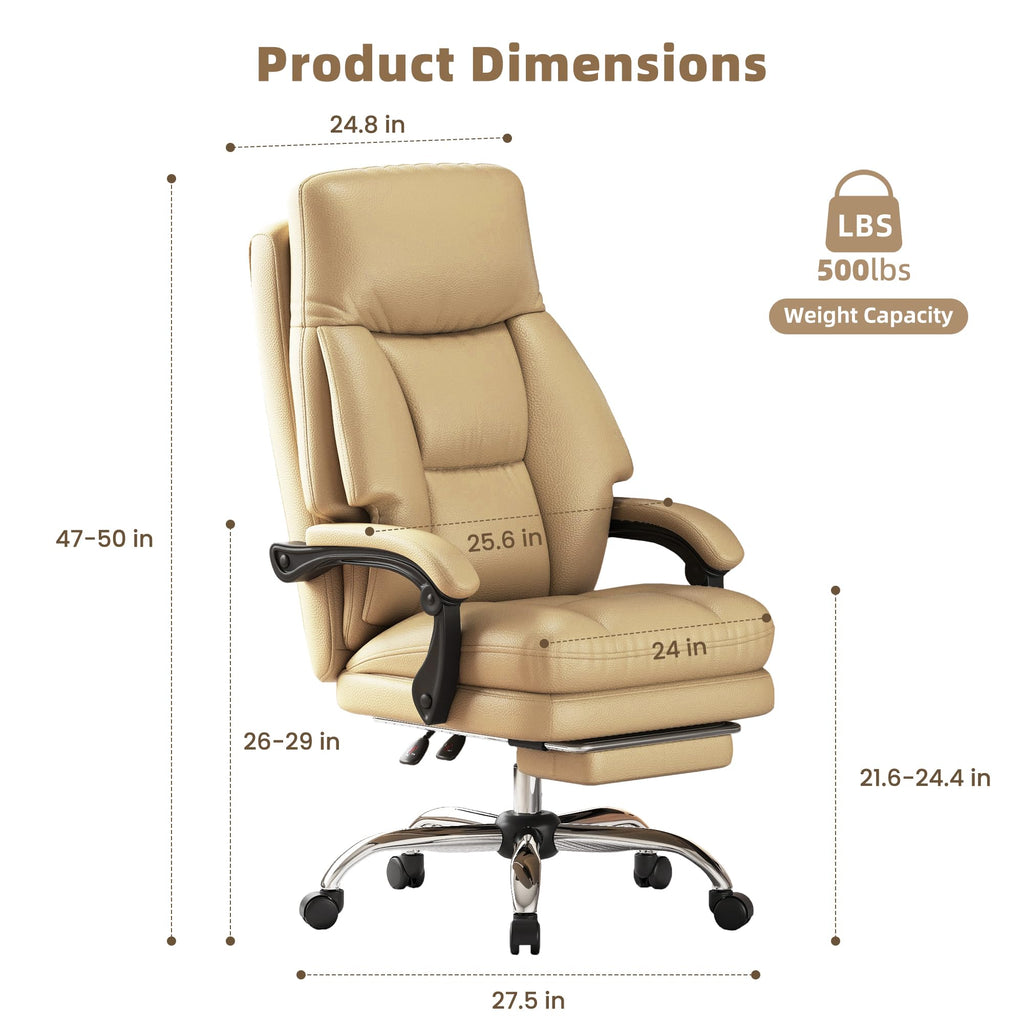 High Back Computer Chair with Soft Cushion E354