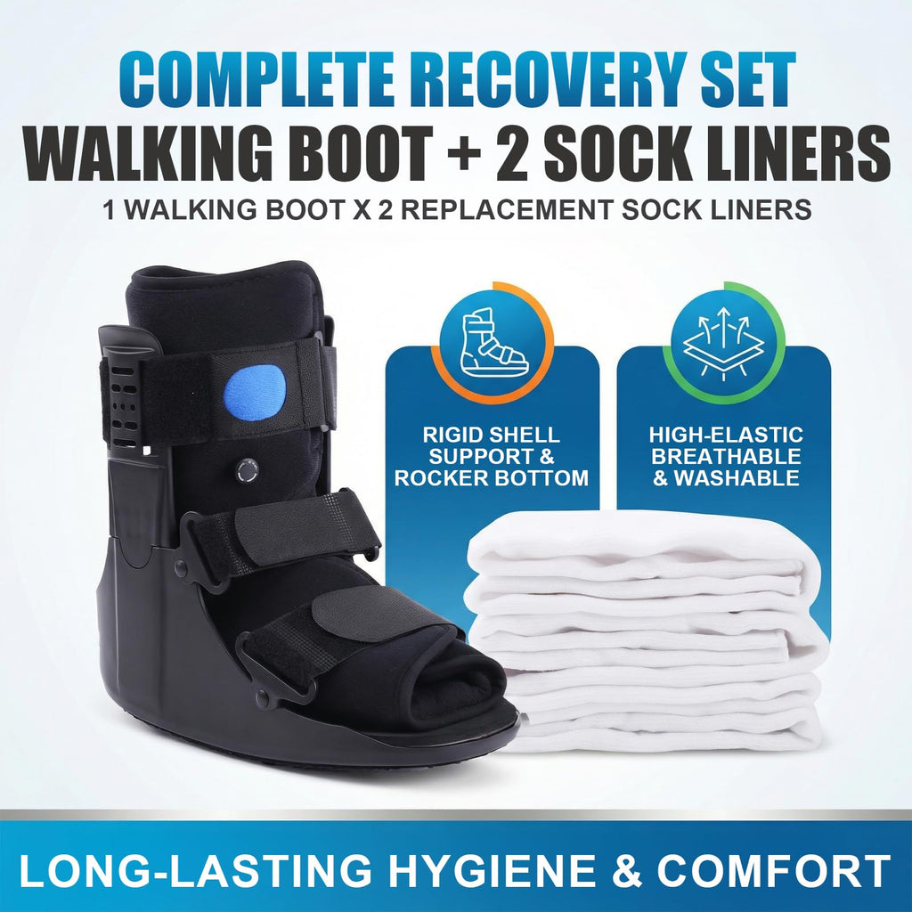 Inflatable Walker Fracture Boot with Replacement Sock Liner (Medium) Z656587