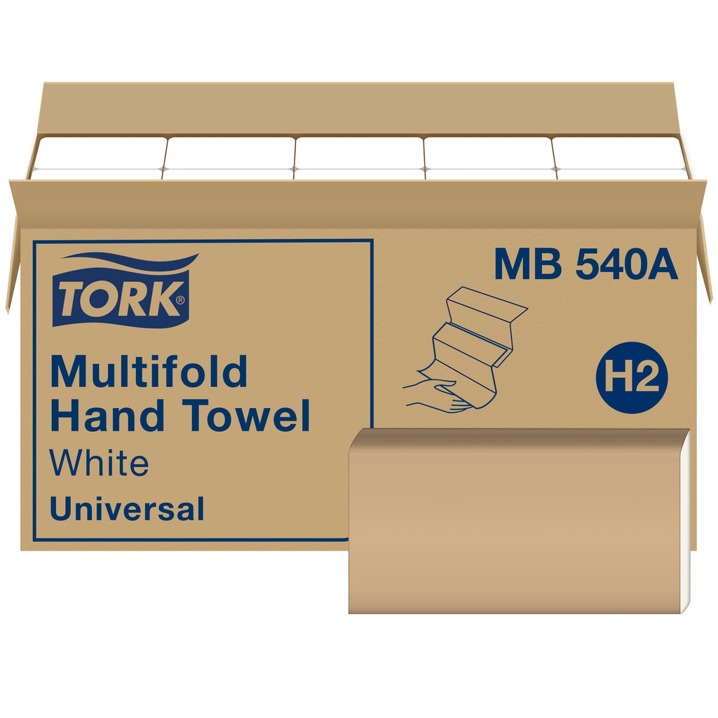 White Multifold Hand Towel, 16 x 250 Towels H462407