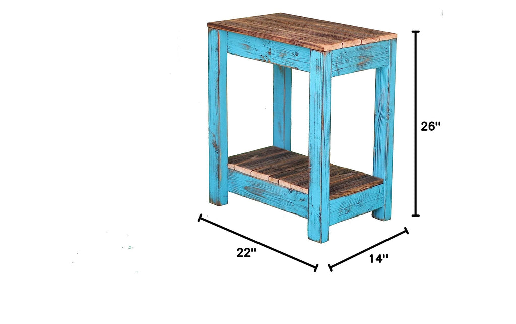 Turquoise Combo End Table J512248