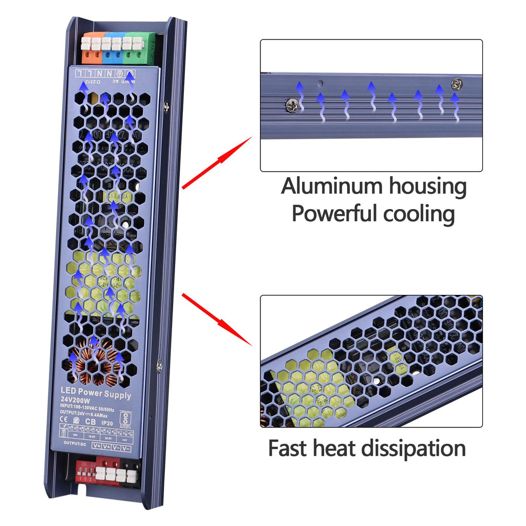 24V 200W LED Driver U912