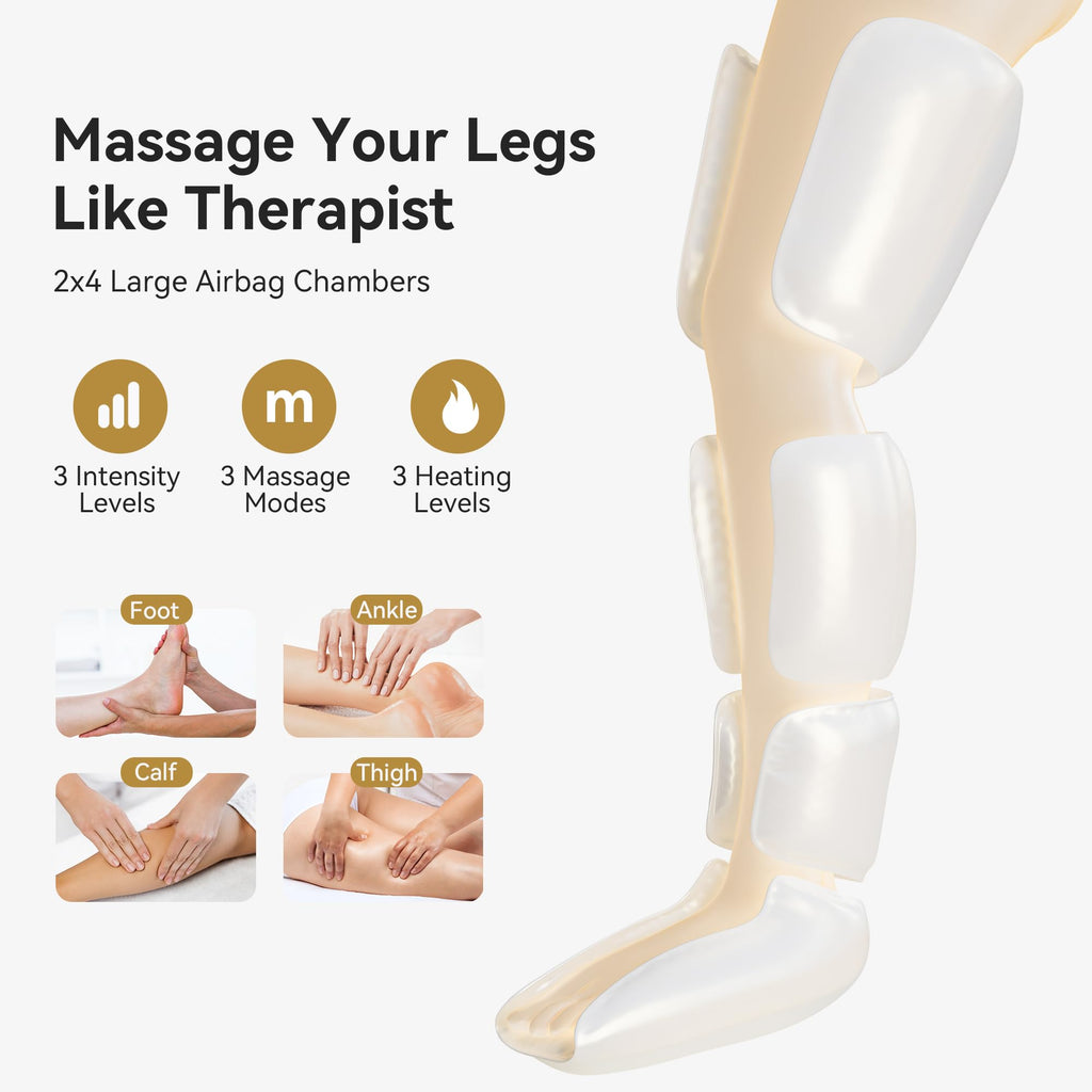 Leg Massager with Heat and Air Compression P240684