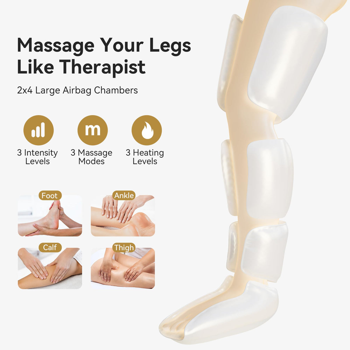Leg Massager with Heat and Air Compression P240684