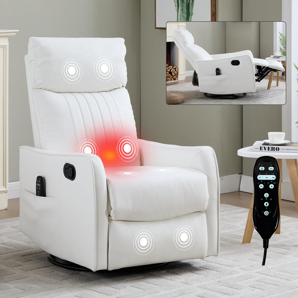 High Back Massage Recliner with Heat Y2354