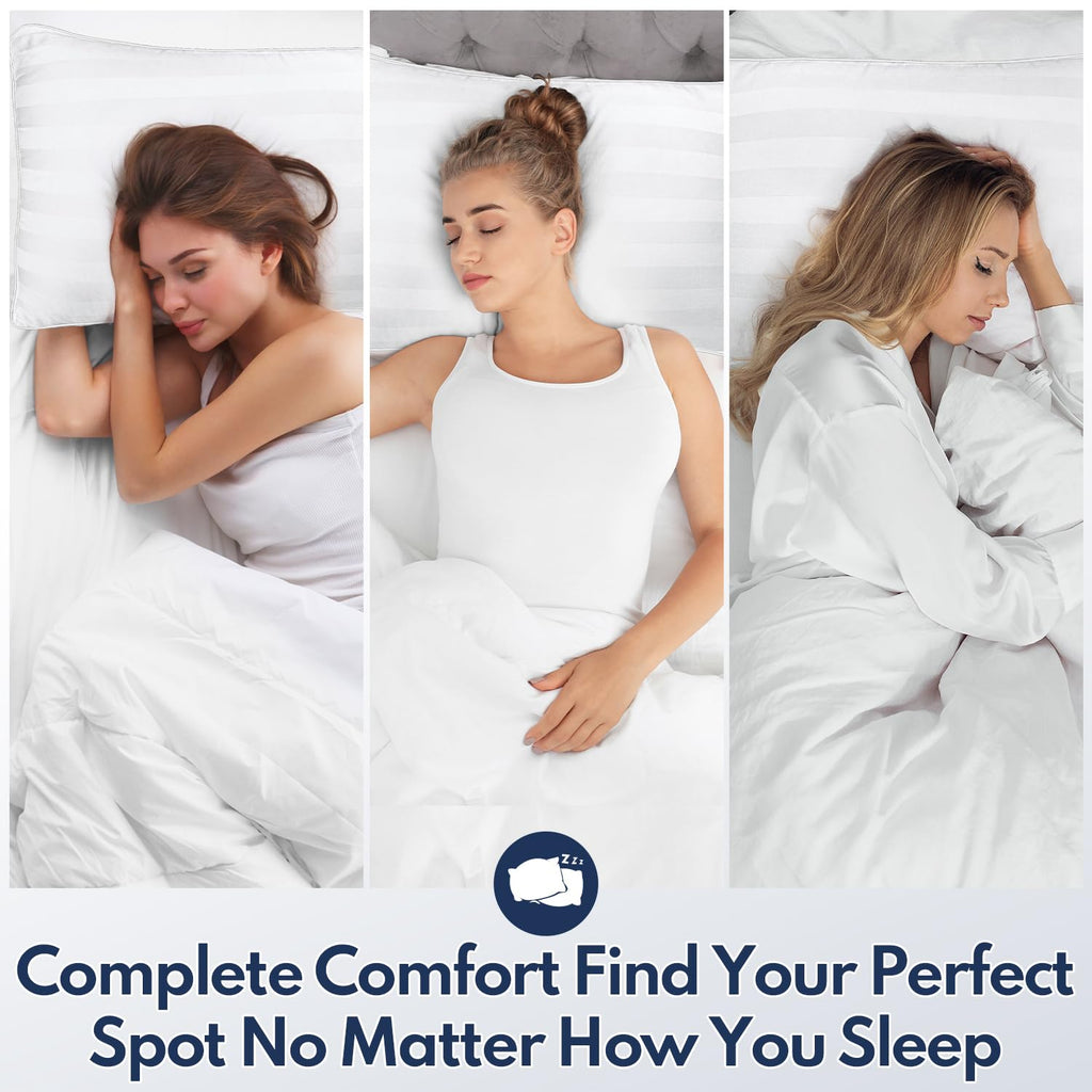 King Pillows Set of 2 Cooling Down Alternative Medium Firm S780137