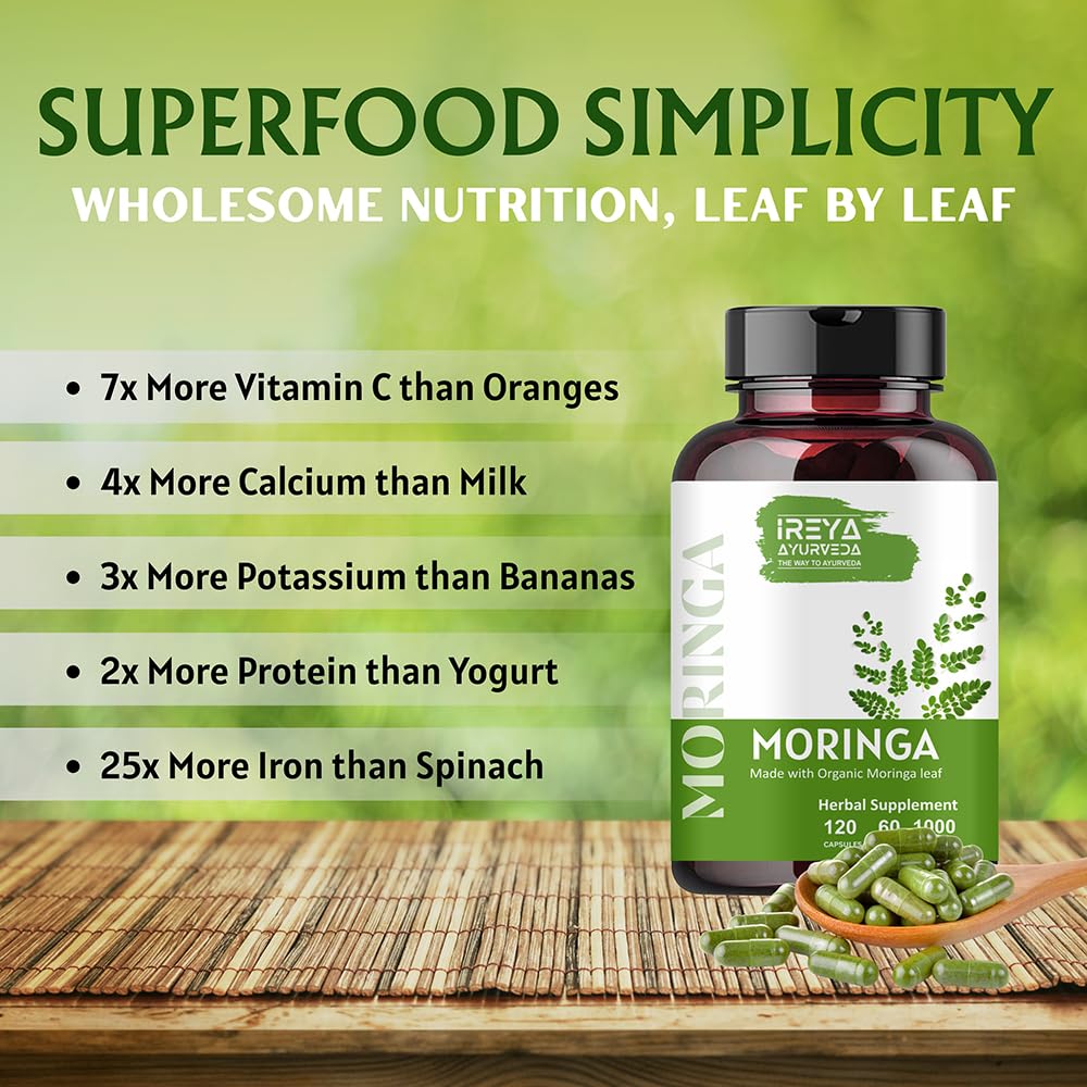 1000 mg Moringa Capsules R552