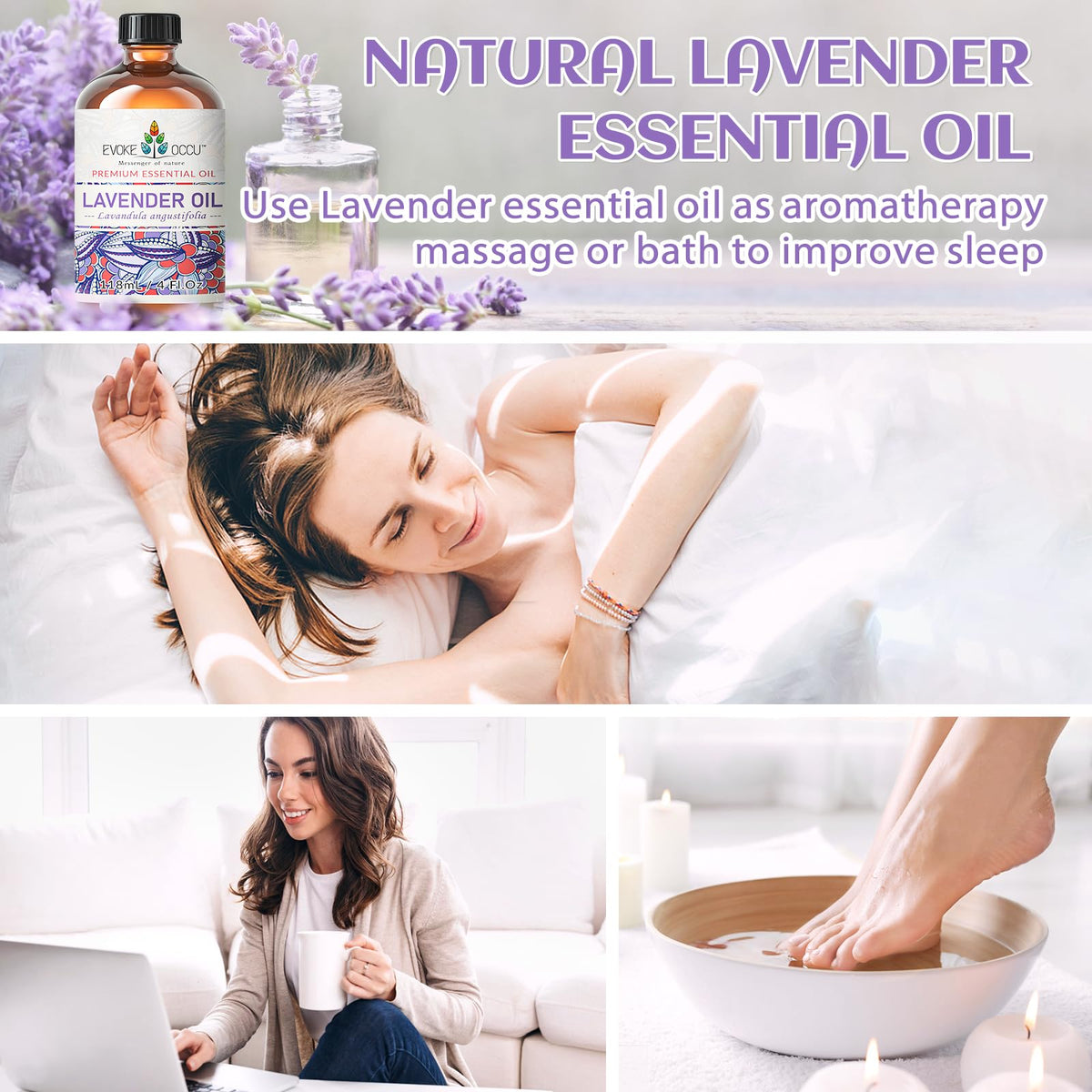 Clove and Lavender Essential Oil 4 Fl Oz K816927