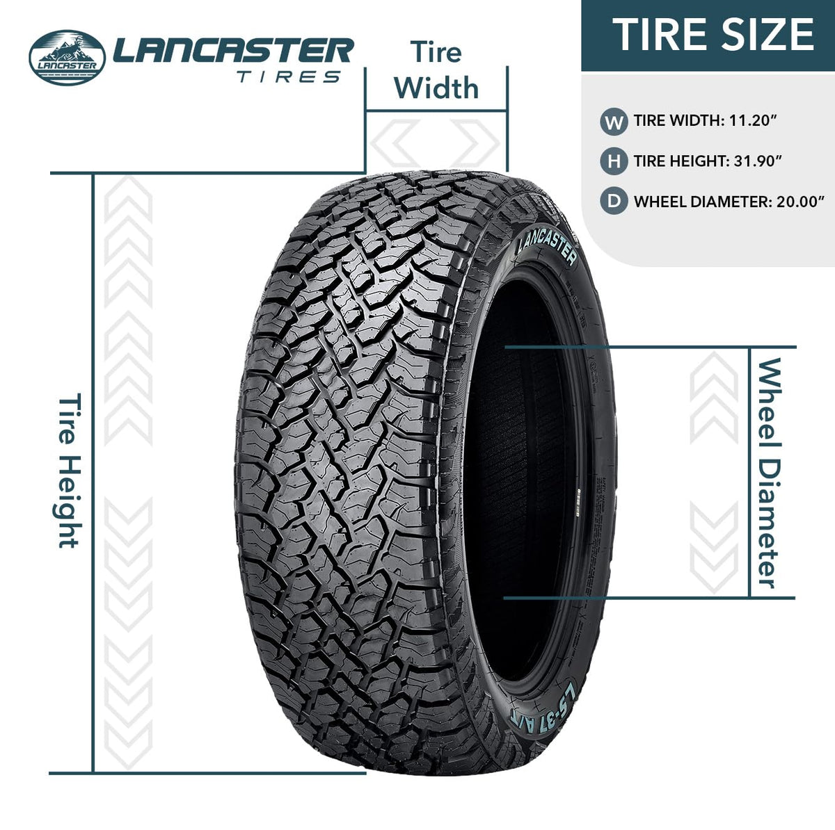275/55R20 117H XL All Terrain Light Truck Tire V74199